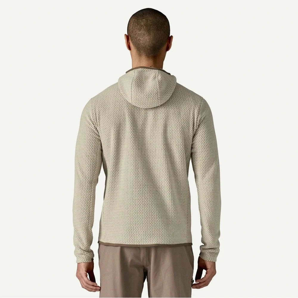 PATAGONIA Men's R1® Air Fleece Full-Zip Hoody (color: Pelican) - Picture 2 of 6